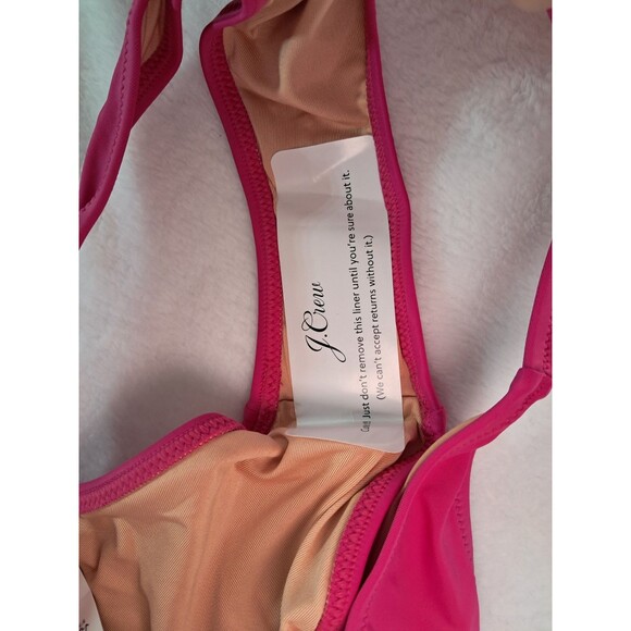 J. Crew Heritage 1989 High Leg Bikini Bottom Radiant Fuchsia BP209 Size 2X NWT - Picture 7 of 7